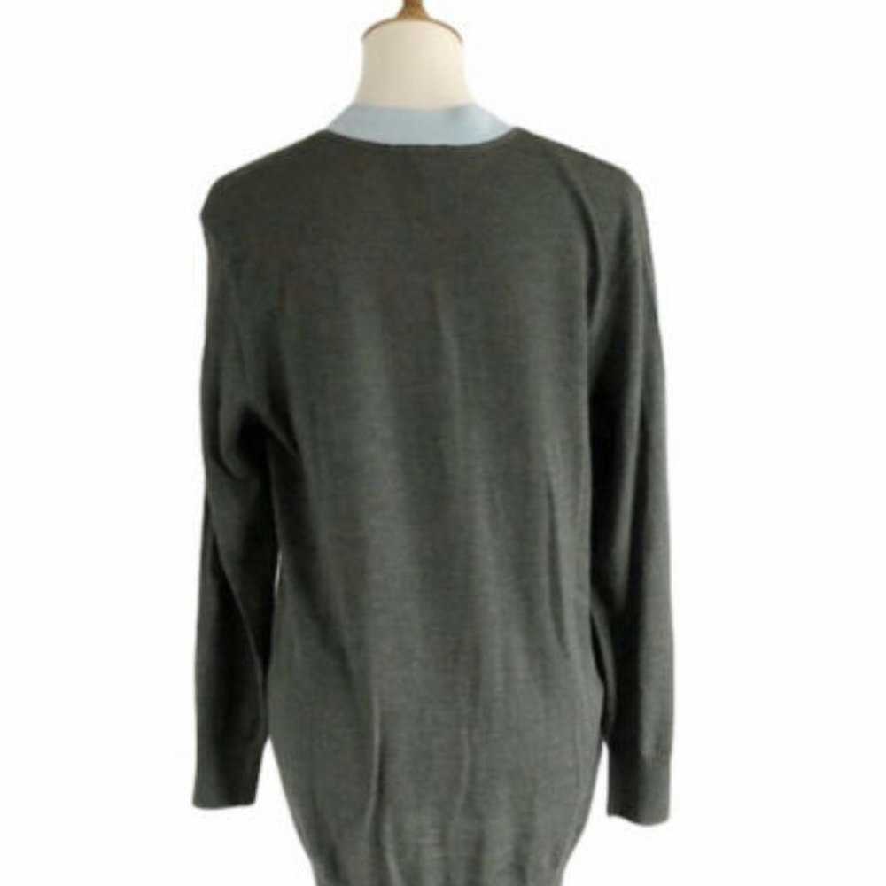 Tory Burch Simone Boyfriend Wool Cardigan - Picture 4 of 8